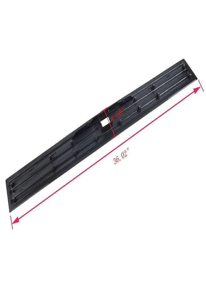 OKPARZ Compatible for Flexible Flex Step Center Tailgate Cap Mad Trim Molding with Release Button Ford F-150 F150 2015-2020 FL3Z9940602B - Image 3